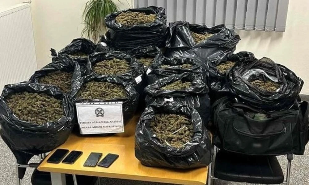 Δράμα: Κατασχέθηκαν 61 κιλά κάνναβης - Συνελήφθησαν οι δύο αλλοδαποί διακινητές